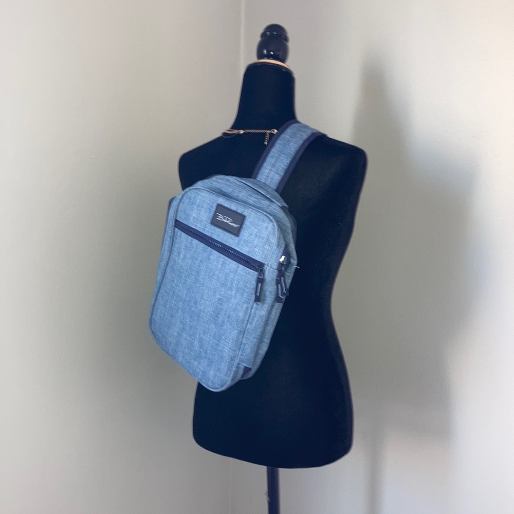 ♻️Insulated Blue Crossbody Bag